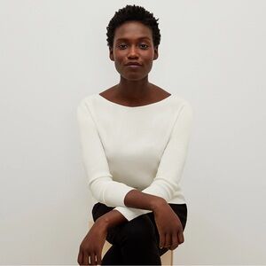 MM lafleur Long Sleeve Cream Sweater good condition